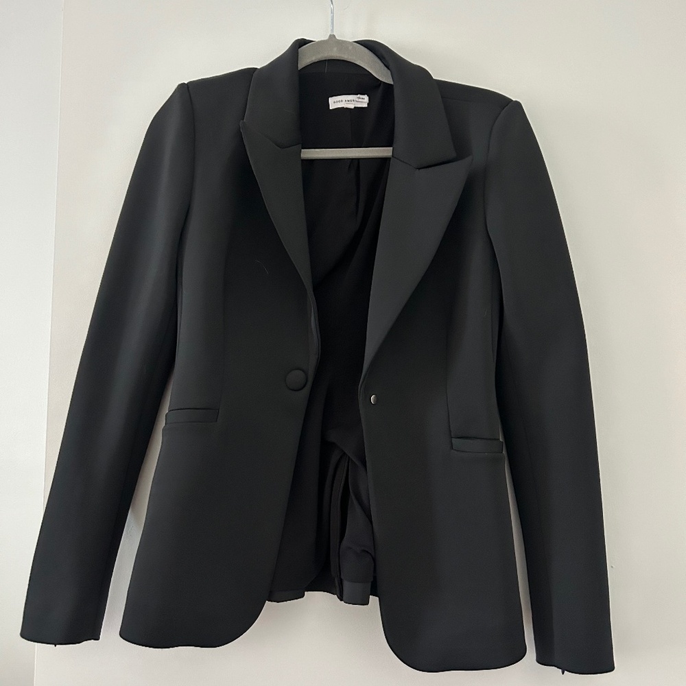 Good American Black Blazer